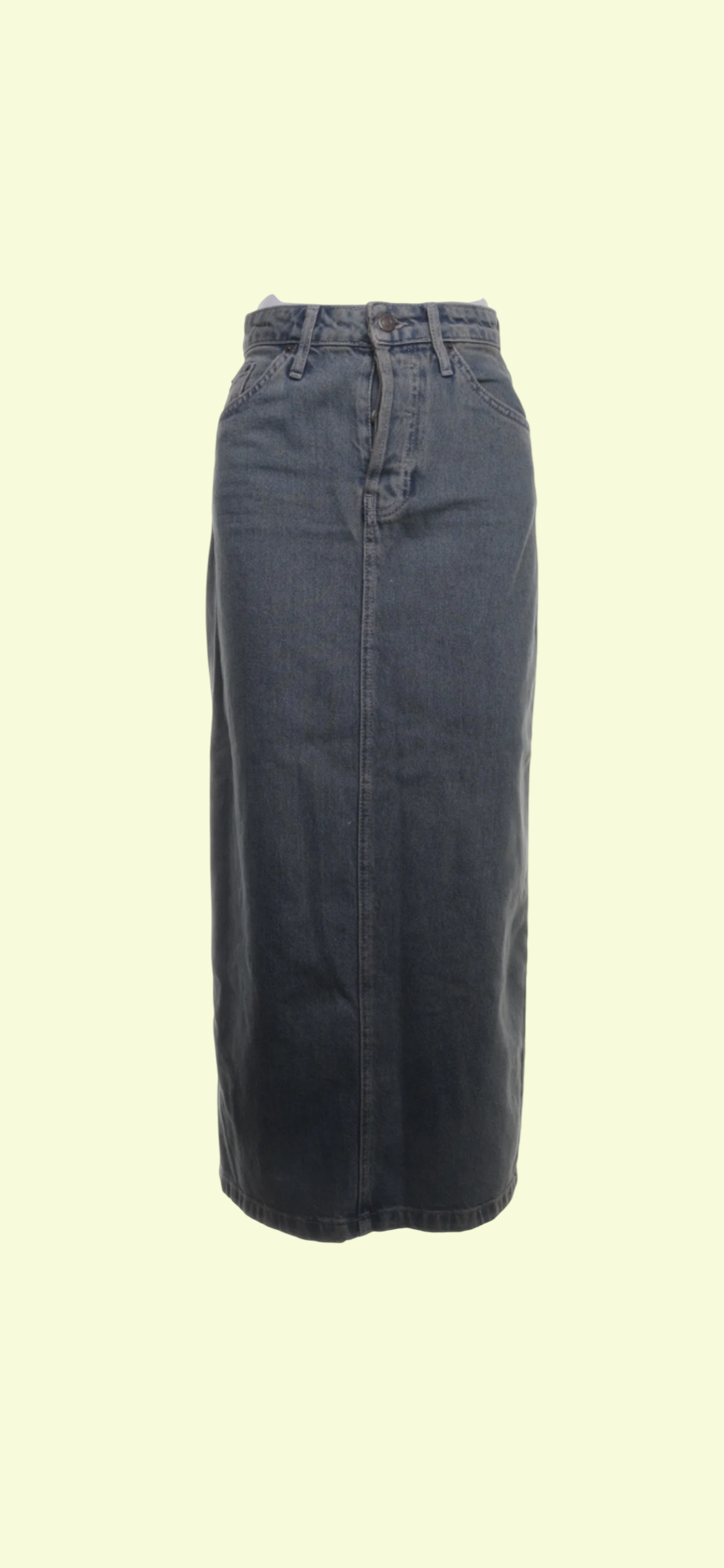 TOPSHOP Jeans Rock Grau Blau Gr.: XS