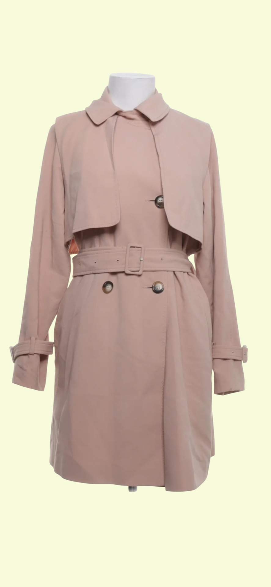 TOPSHOP Trenchcoat Beige Gr.: M