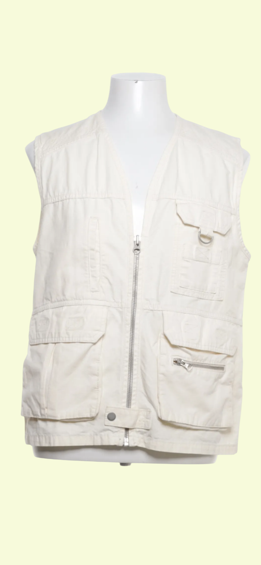 TOPSHOP Weste Creme Gr.: L
