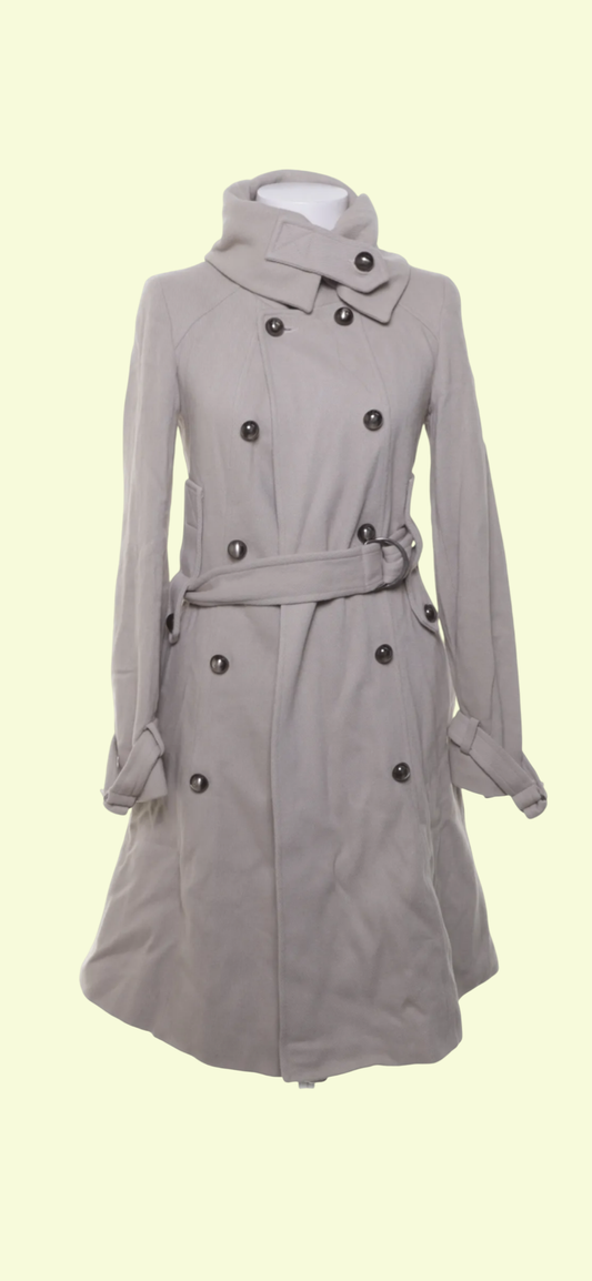 TOPSHOP Mantel Beige Gr.: XS