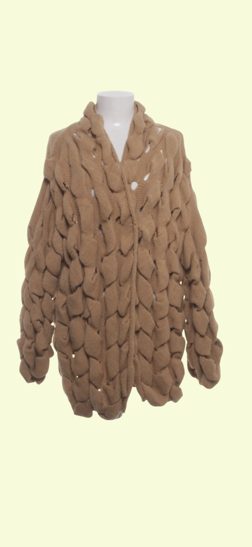 Strickjacke Beige Gr.: M