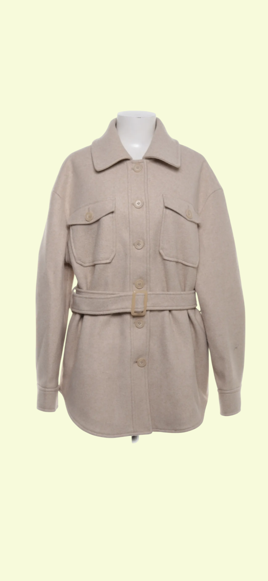 NA-KD Jacke Beige Gr.: S