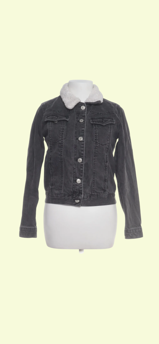 TOPSHOP Jeansjacke Grau Gr.: S