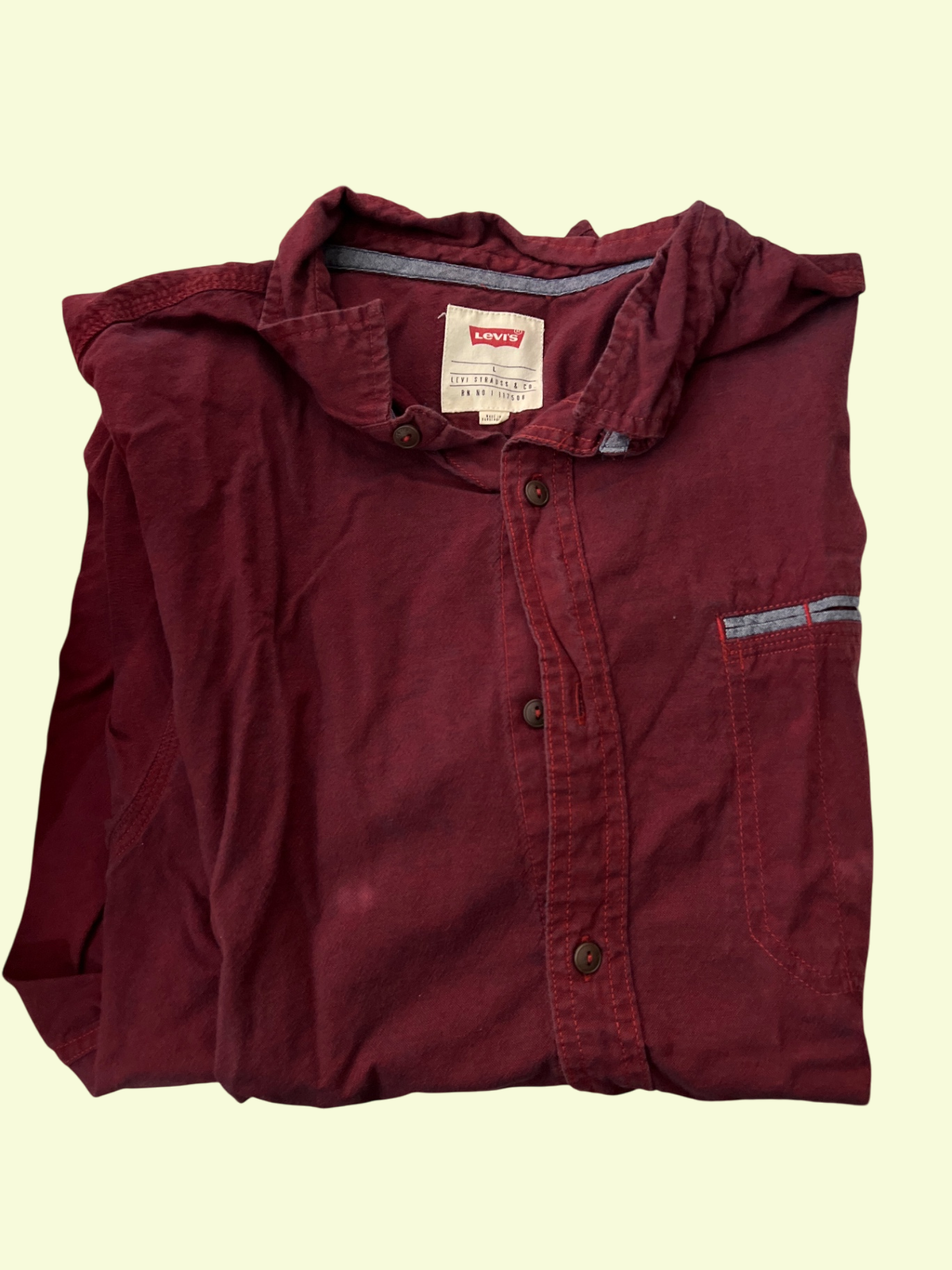 Levi's Hemd Rot Gr.: L