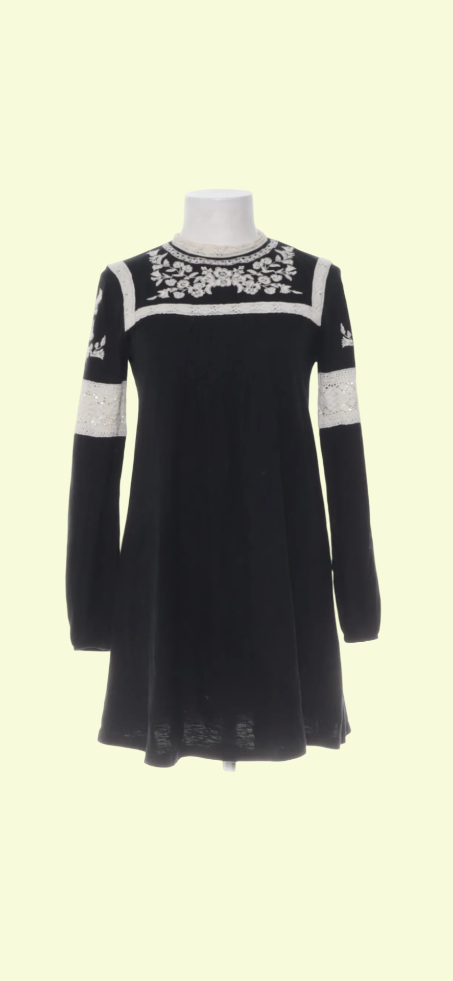 TOPSHOP Kleid Schwarz und Weiß Gr.: S