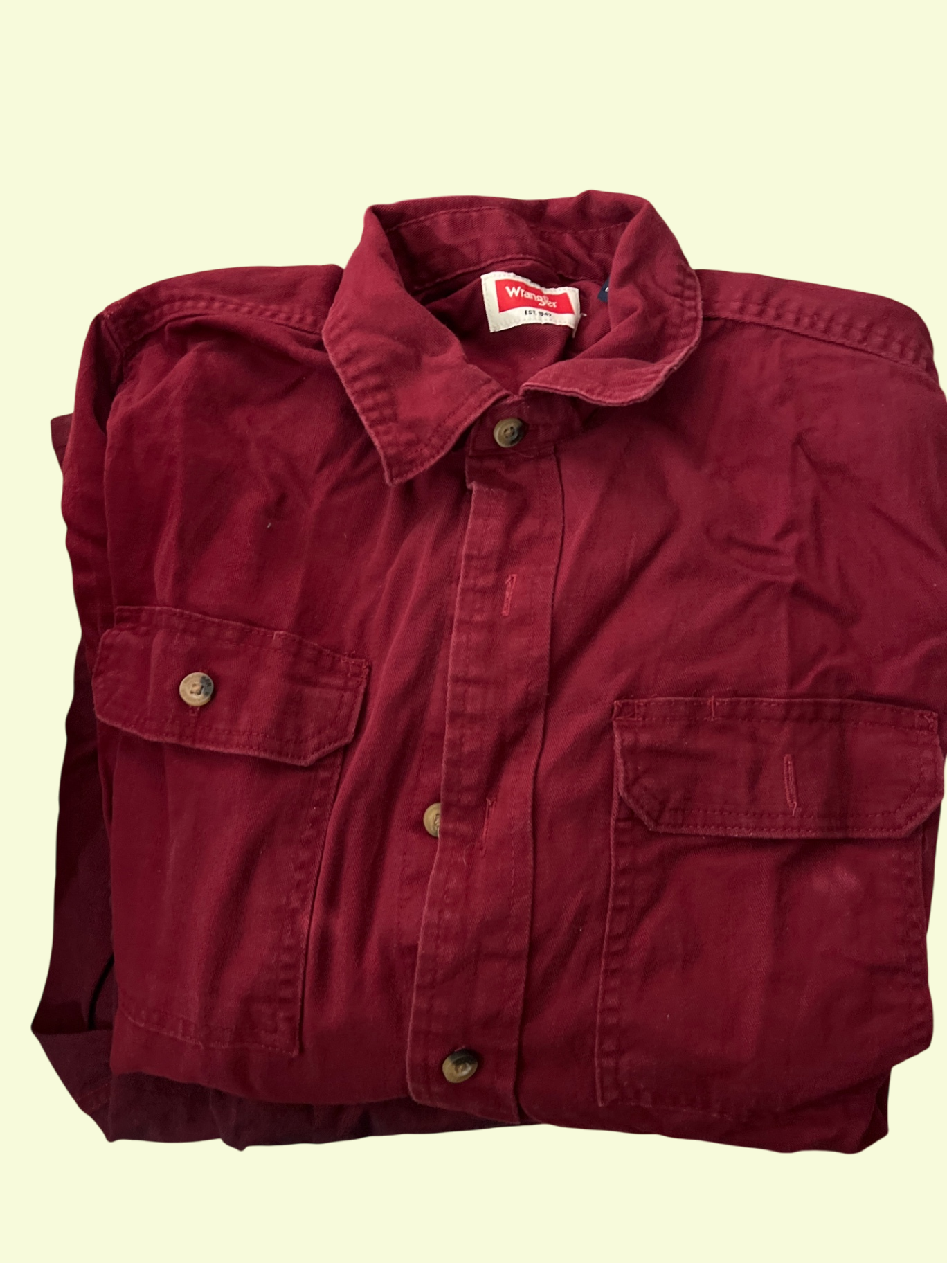 Wrangler Hemd Rot Gr.: M