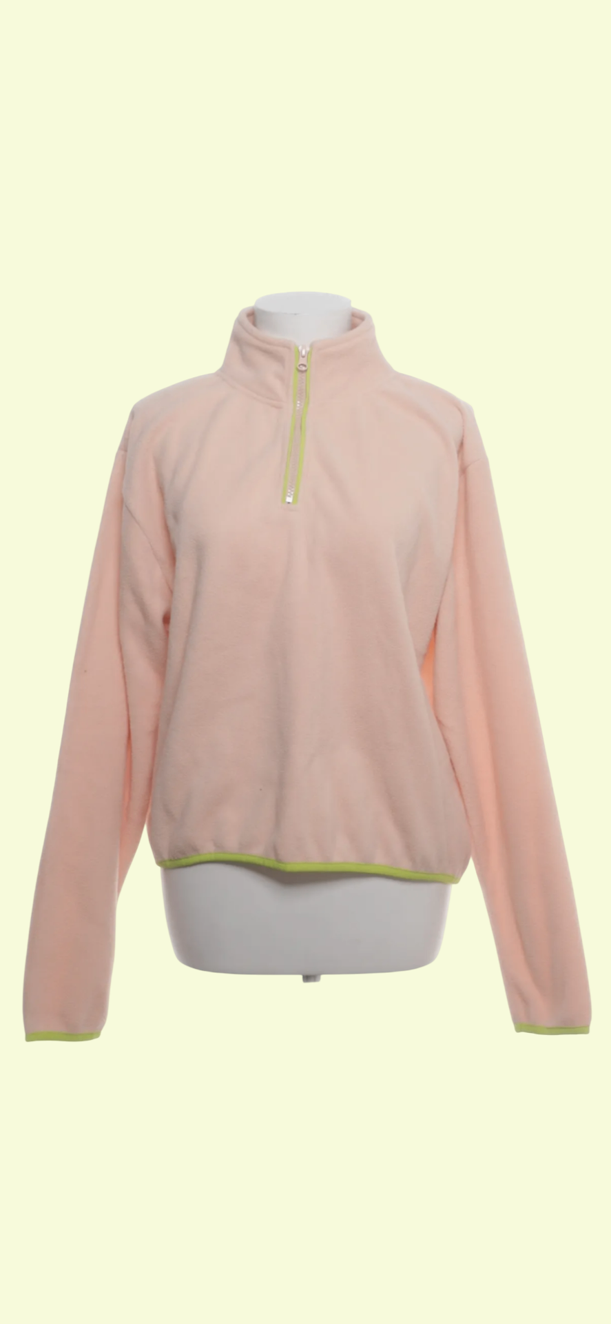 BikBok Fleece Pullover Rosa Gr.: L