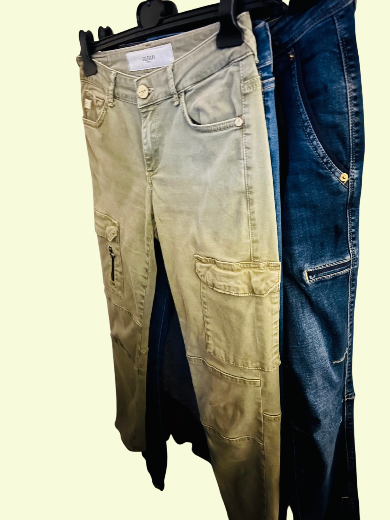 Goldgarn Jeans Beige Gr.: M/L