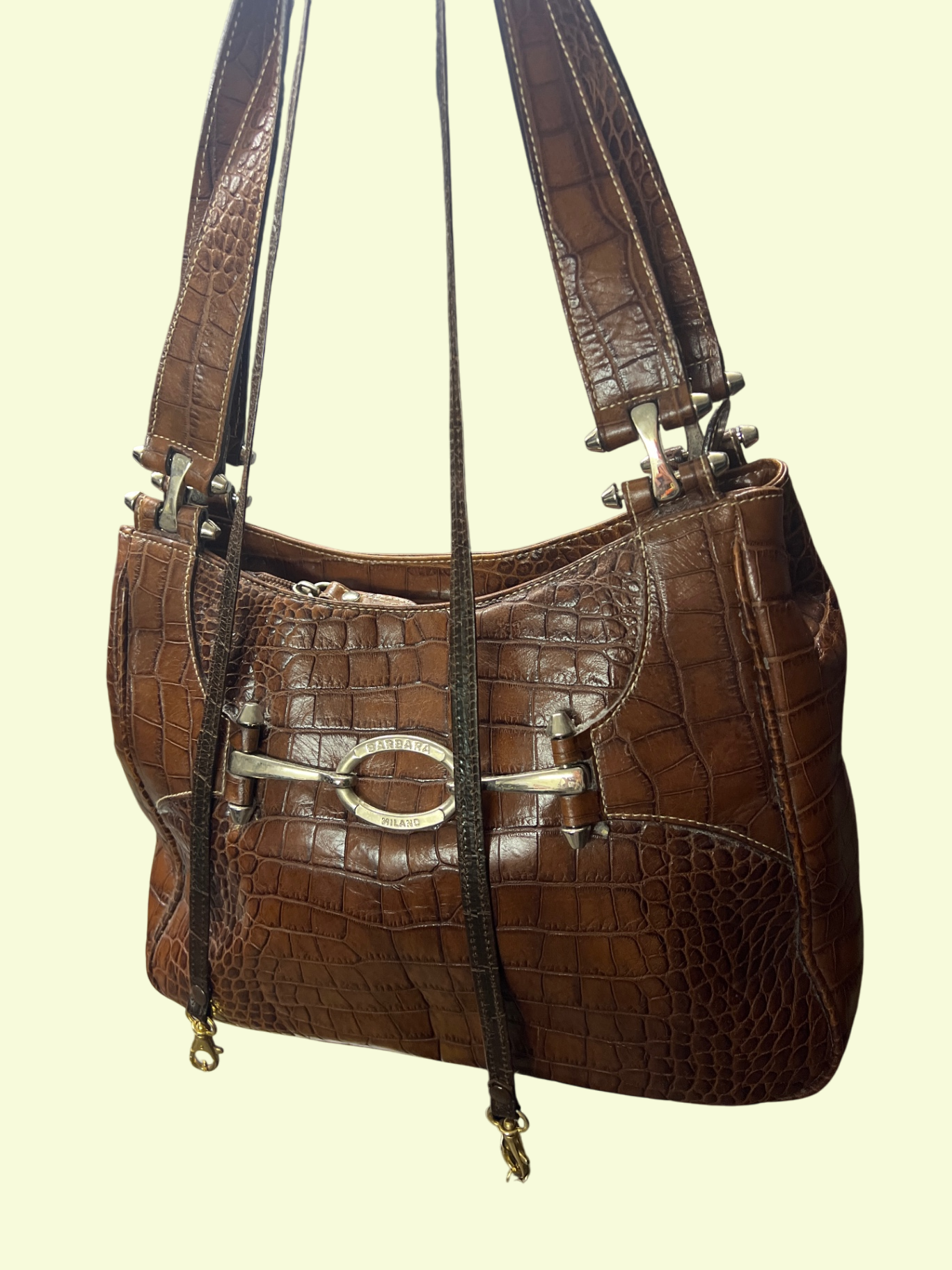 Barbara Milano Handtasche Braun