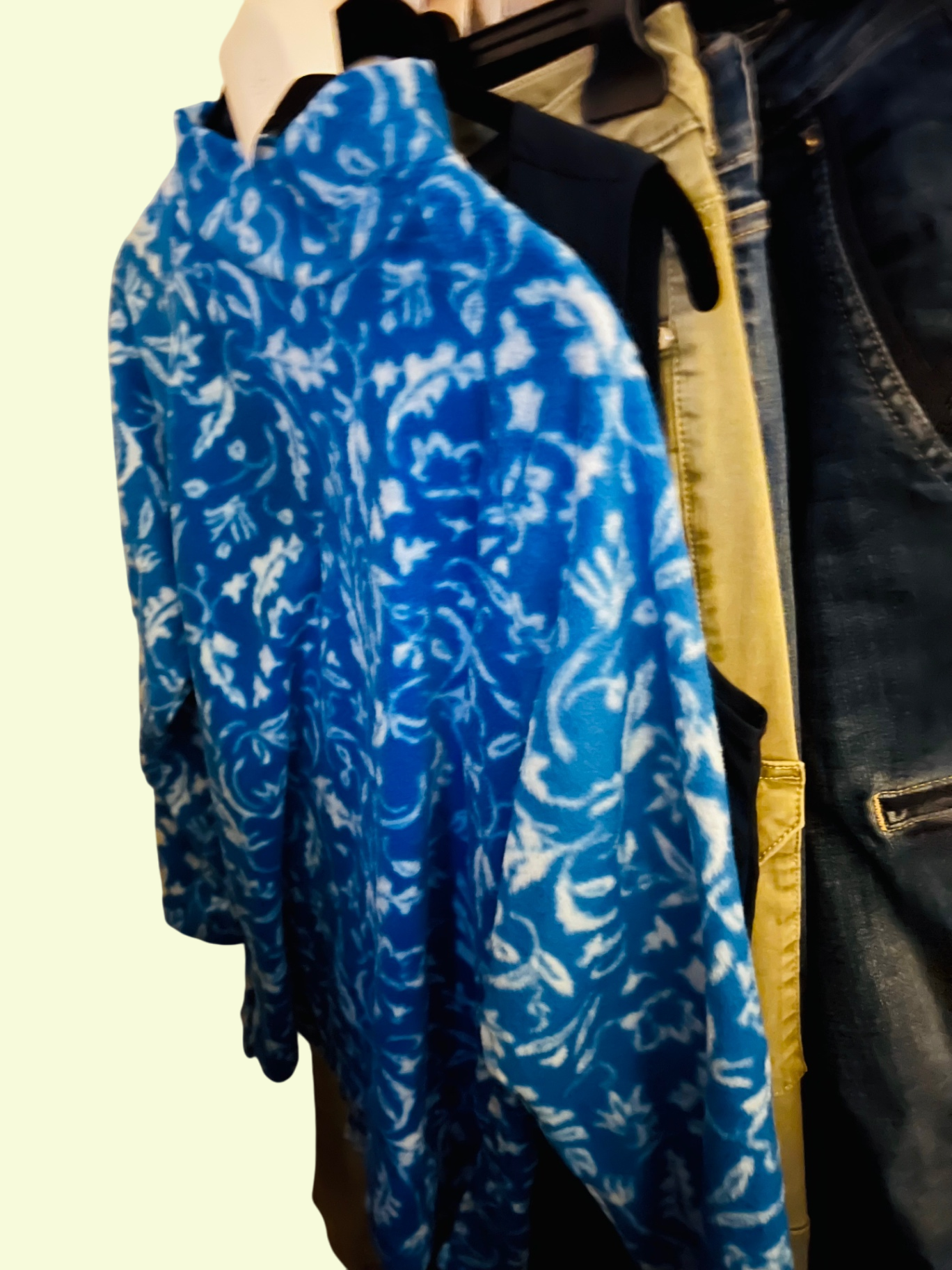 Fleece Pulli Blau Gr.: M