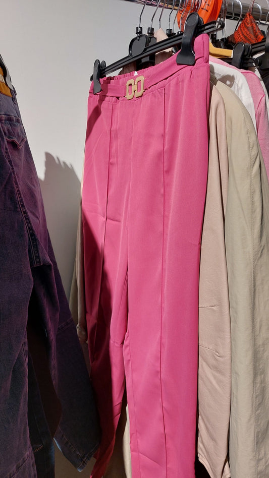 Stoffhose Pink Gr.: M