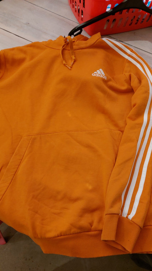 Adidas Hoodie Orange Gr.: L