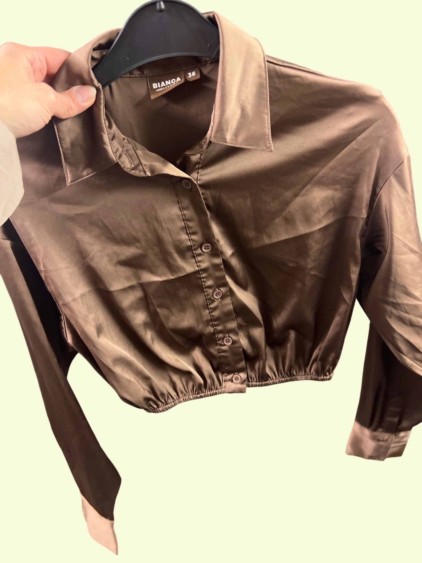 Bianca Bluse Braun Gr.: S