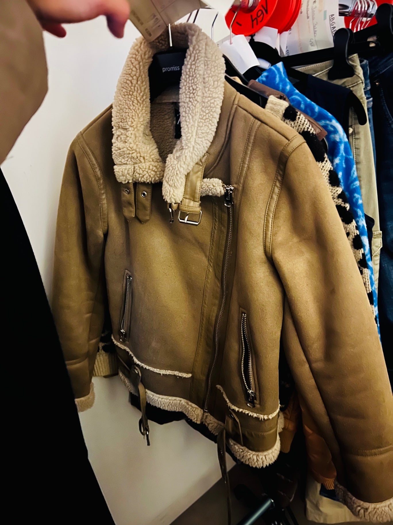 Zara Jacke Beige Gr.: S