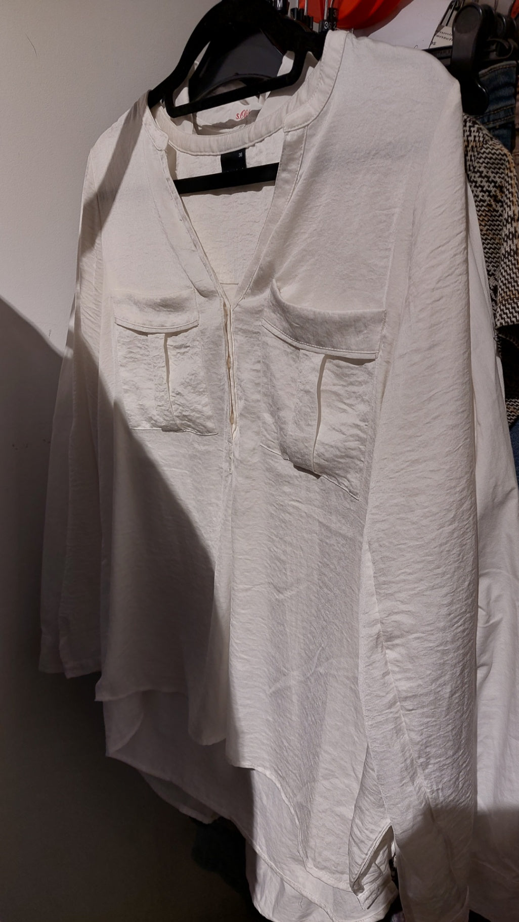 Gina Tricot Bluse Weiß Gr.: XS