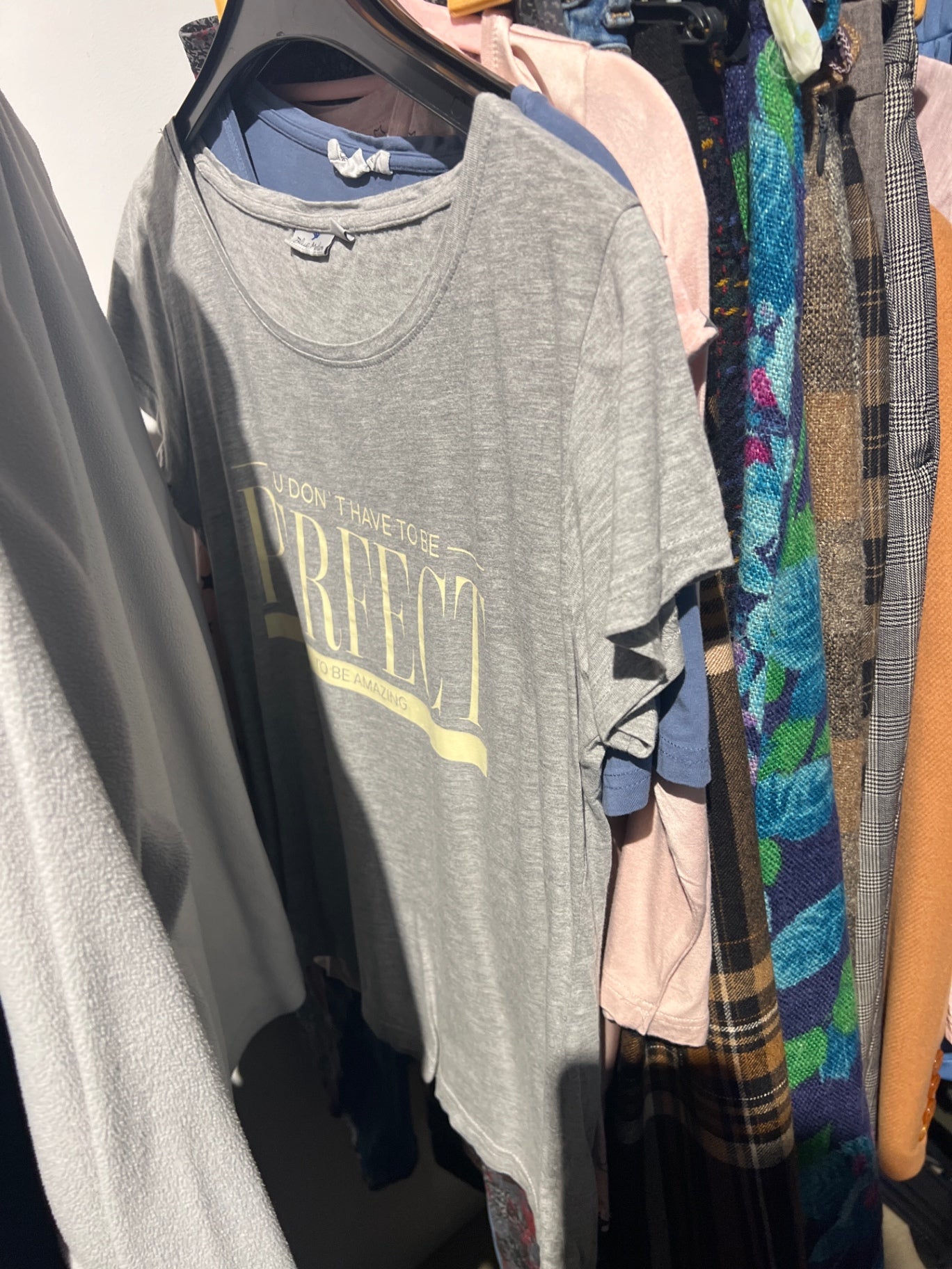 T-Shirt Grau Gr.: L