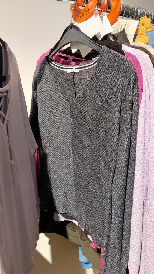 EDC Langarmshirt Grau Gr.: XS