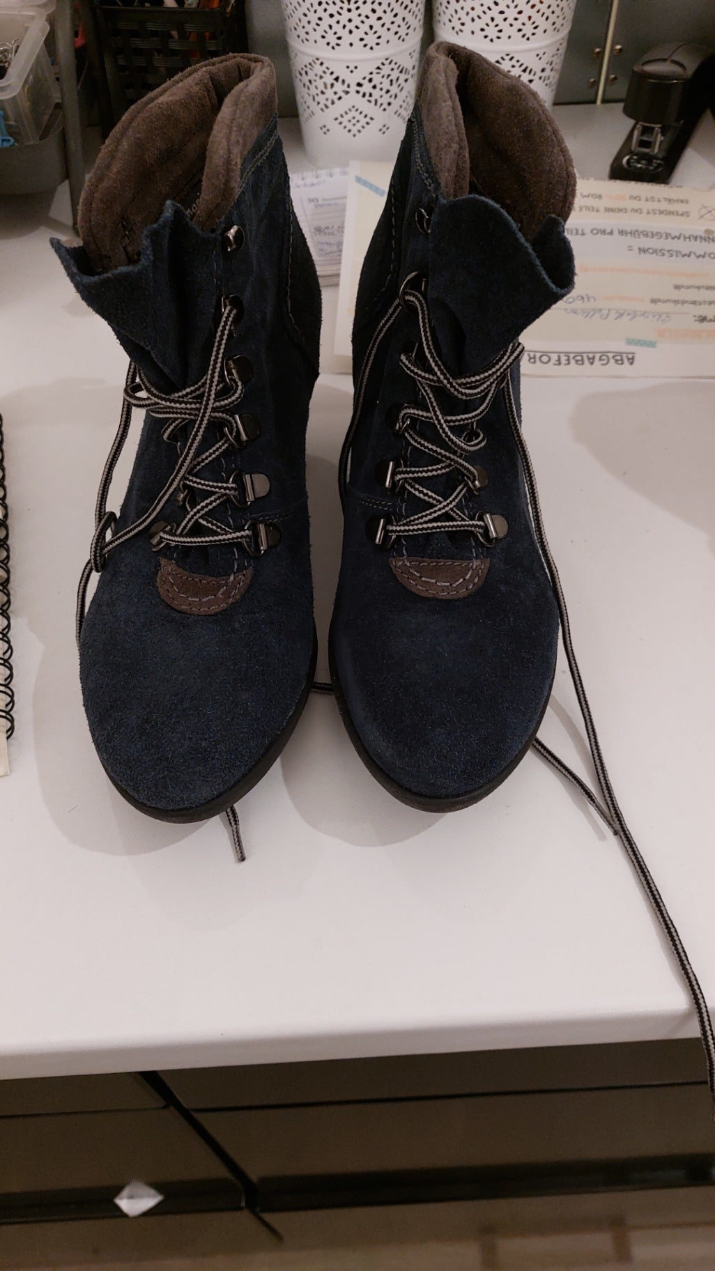 Tamaris Stiefeletten Dunkelblau Gr.: 37