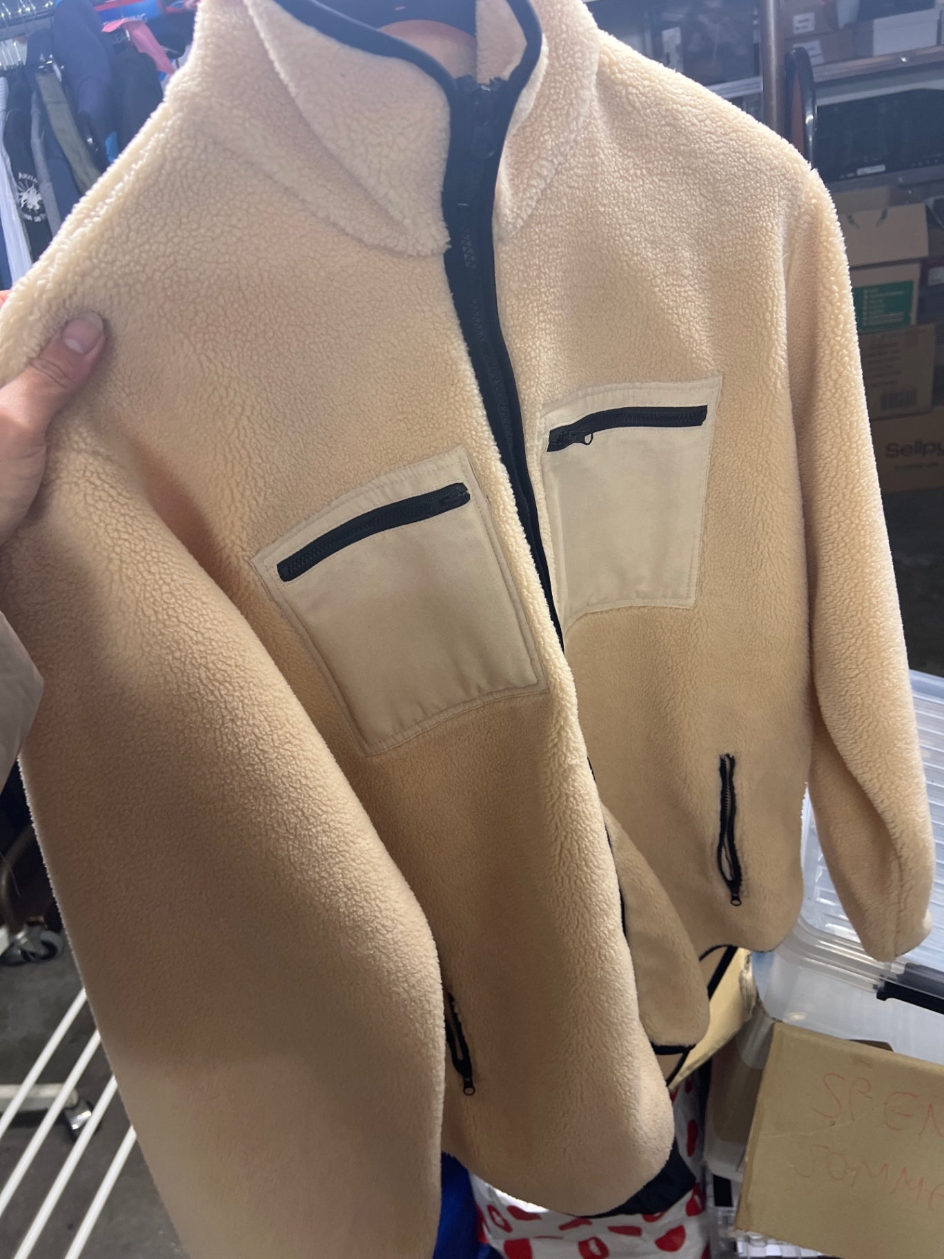 Jacke Beige Gr.: M