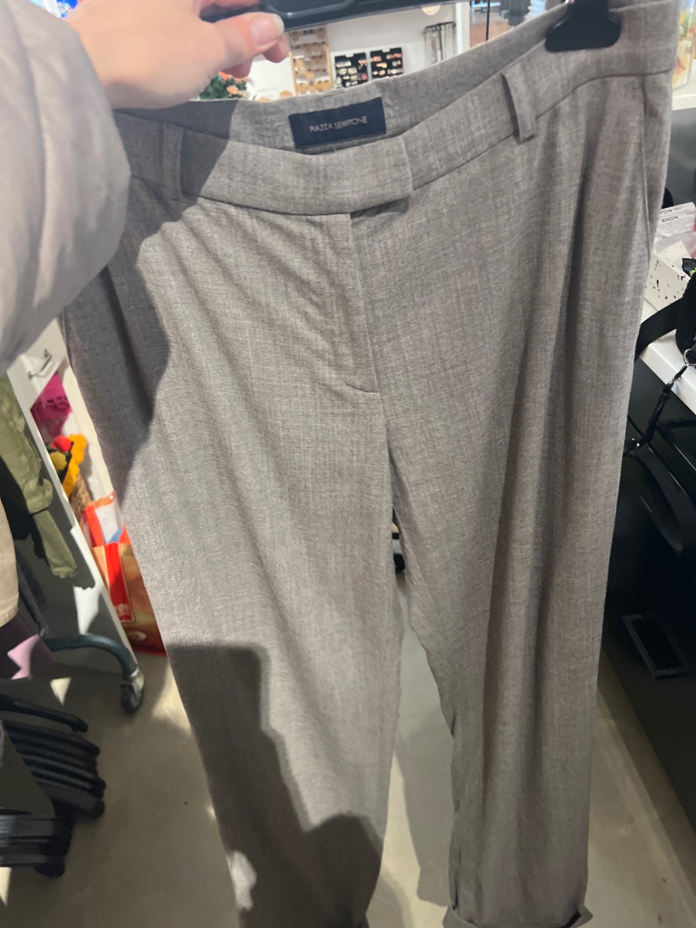 Piazza Sempione Hose Beige Grau Gr.: L