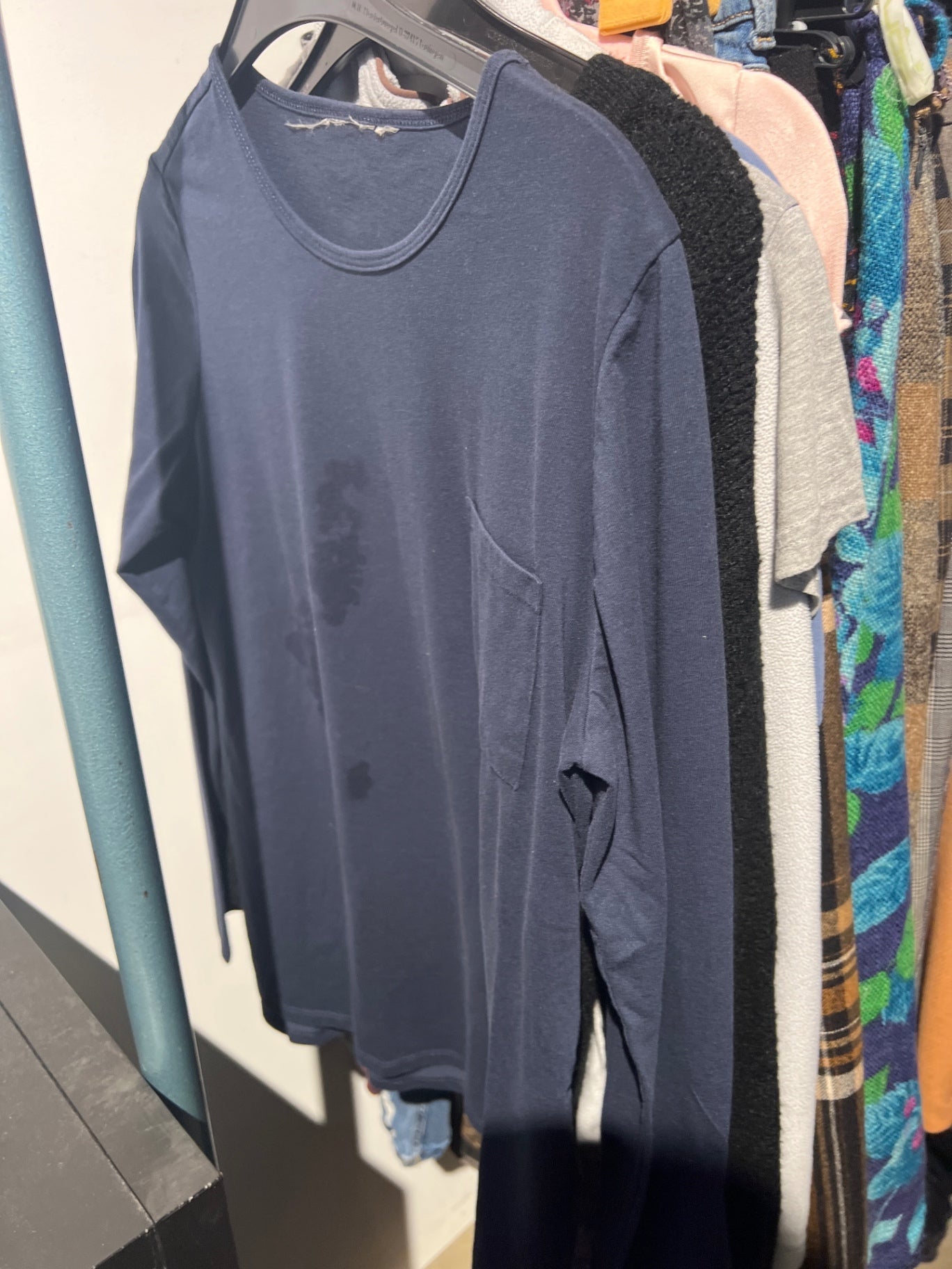 Longsleeve Blau Gr.: L