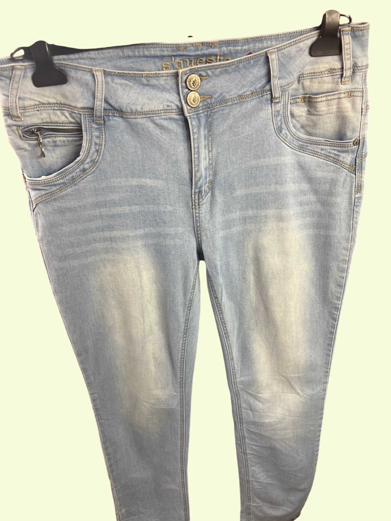 s'Questo Jeans Hellblau Gr.: 44