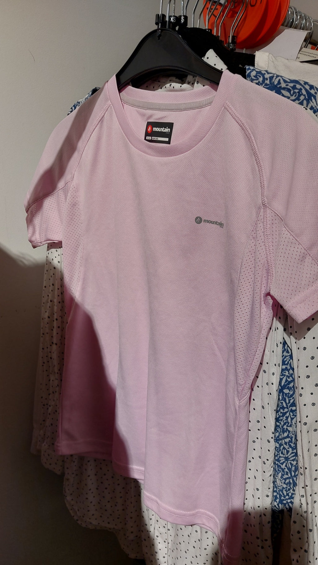 Mountain T-Shirt Rosa Gr.: M