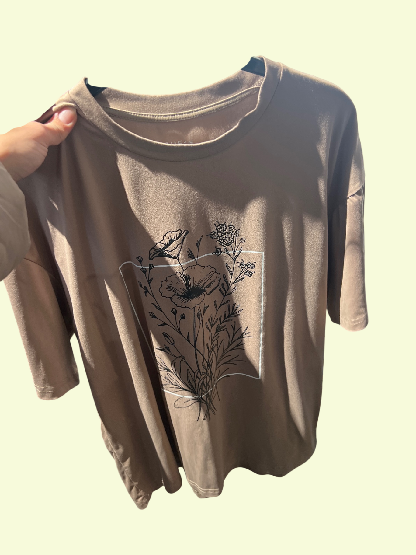Shein T-Shirt Beige Gr.: M
