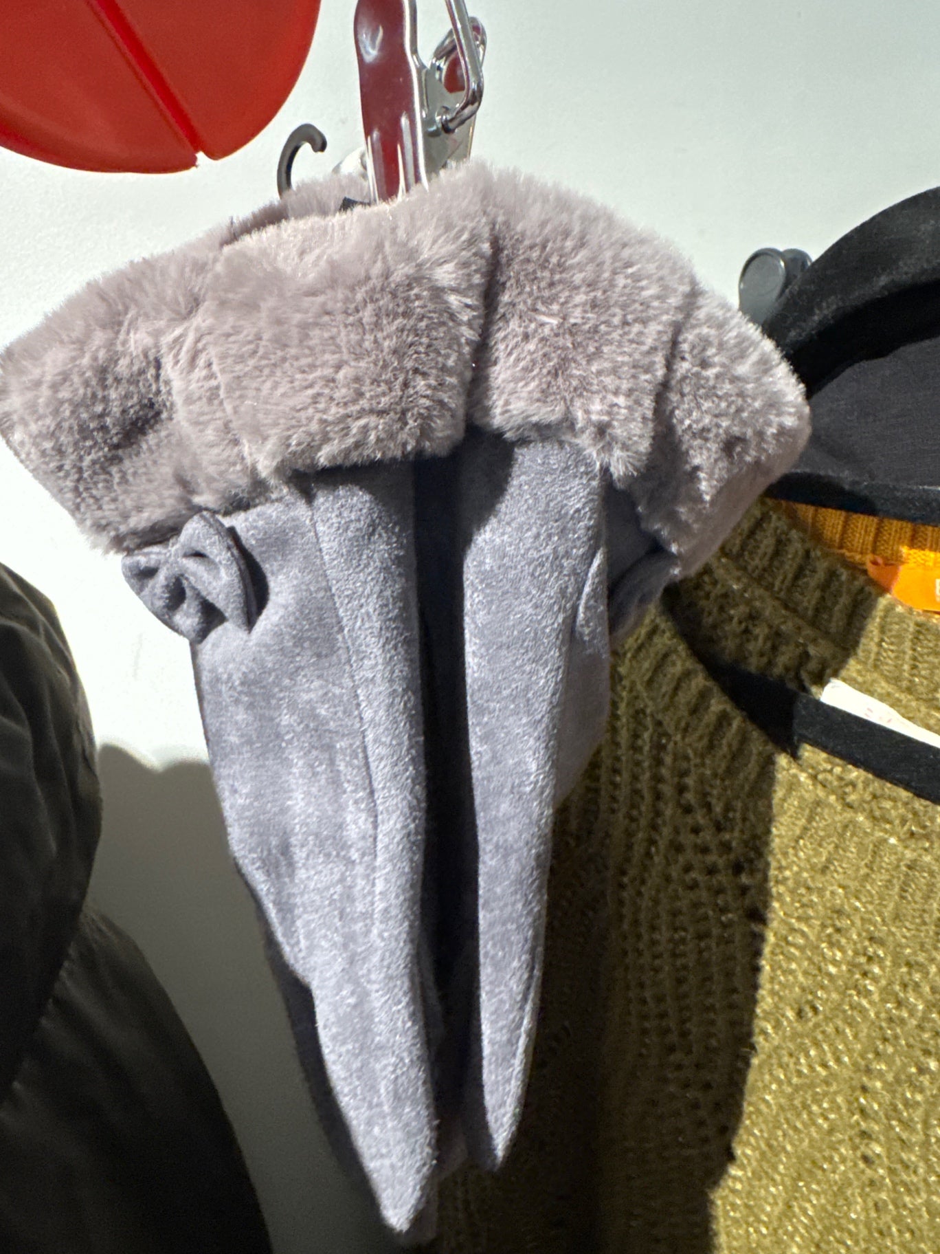 Handschuhe Flieder 