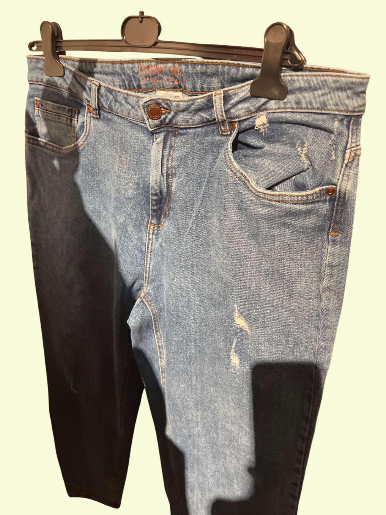 Jeans Hellblau Gr.: 46