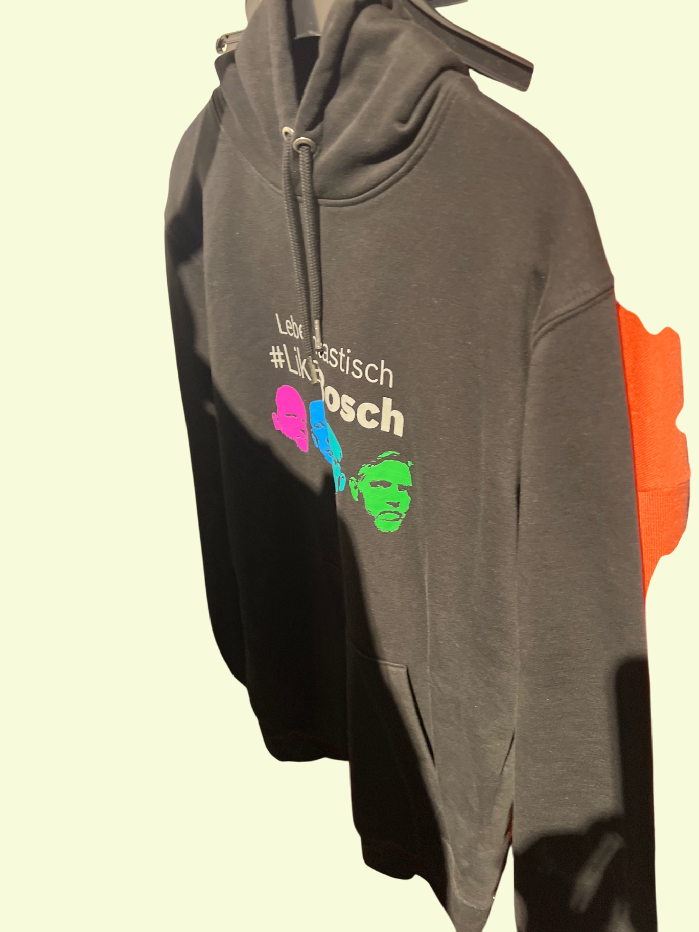 Hoodie Schwarz Gr.: L