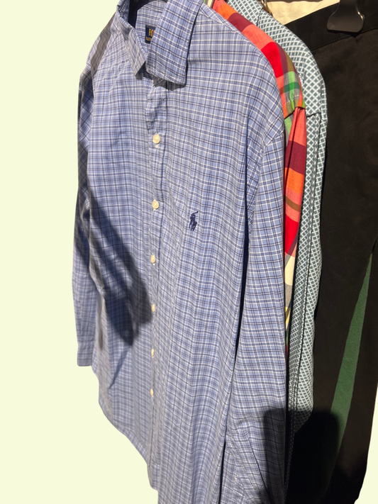Polo Ralph Lauren Hemd Blau Gr.: L