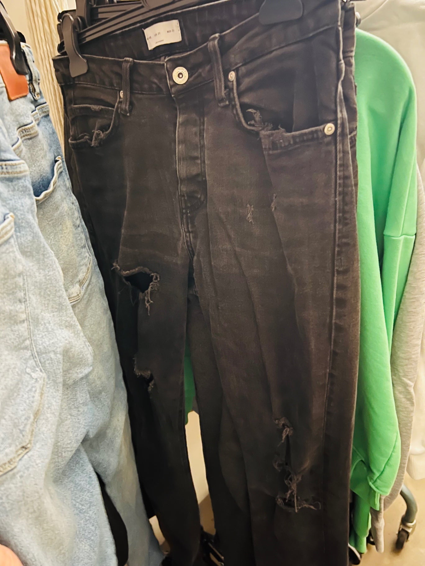 Zara Jeans Schwarz Gr.: 31