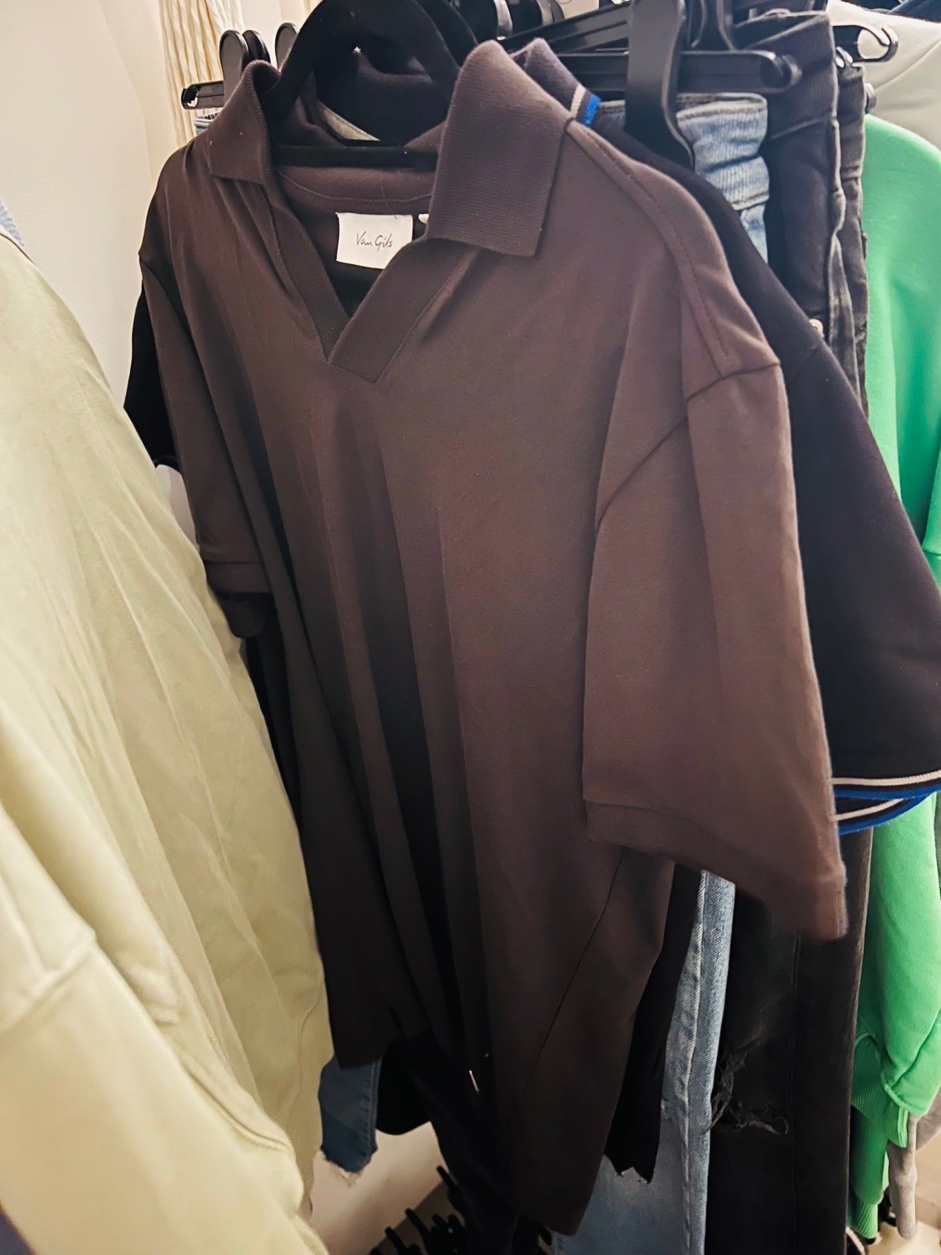 Van Gils Poloshirt Braun Gr.: S