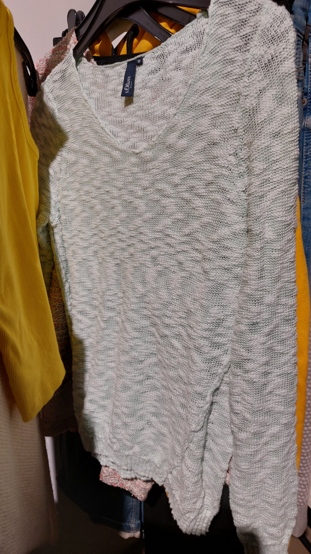 S.Oliver Pullover Hellgrün Gr.: M