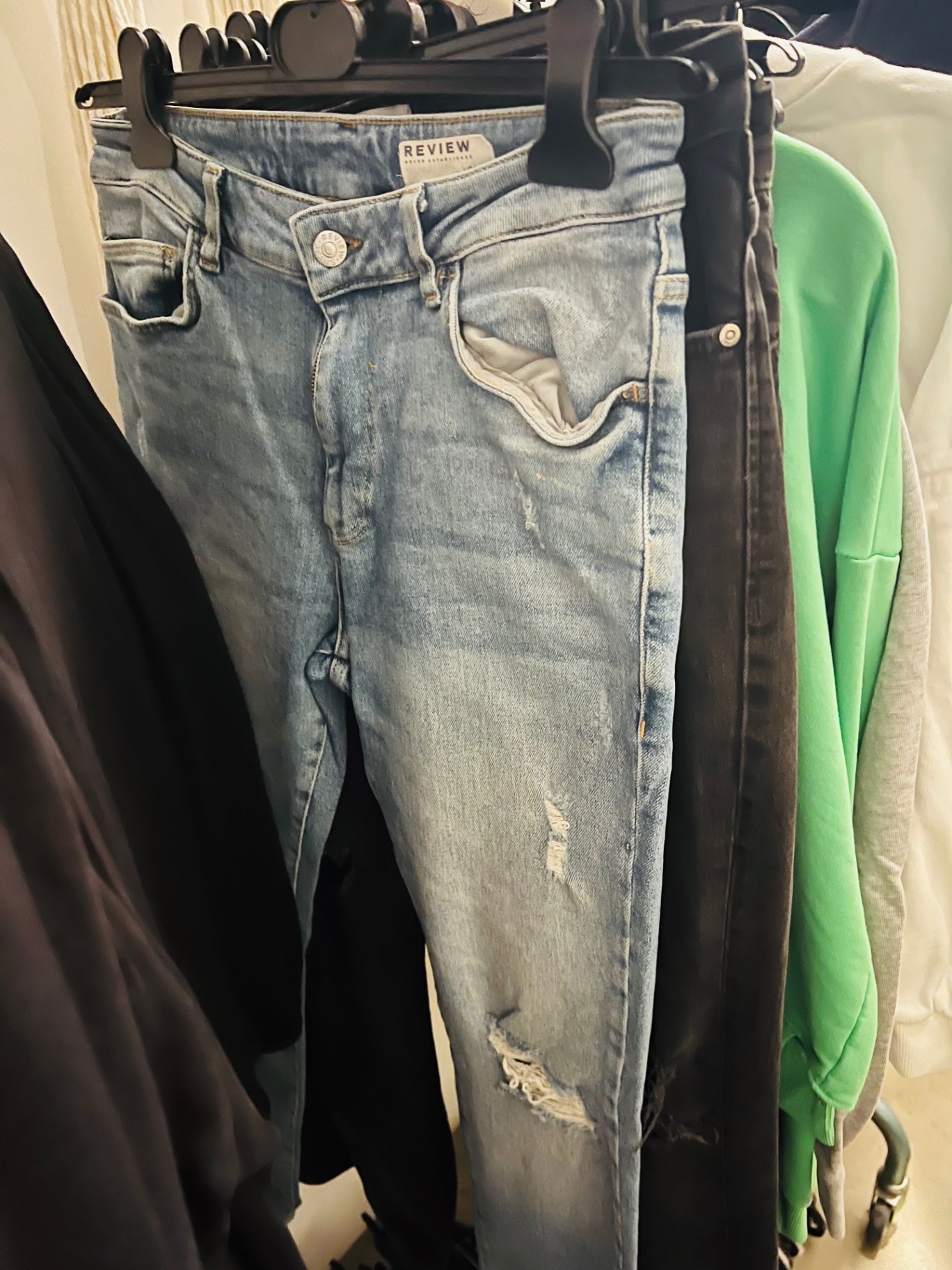 REVIEW Jeans Hellblau Gr.: 31