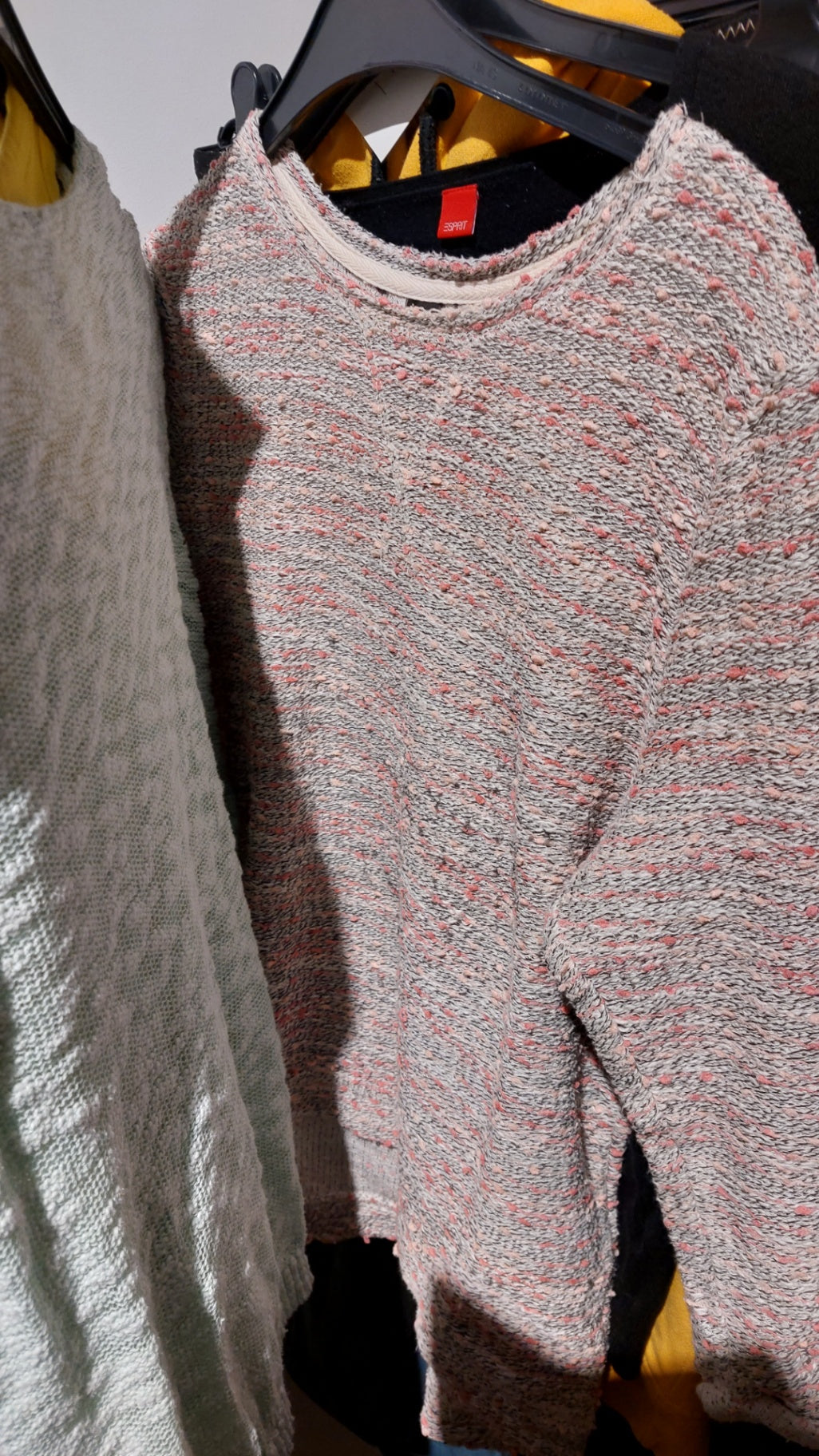 H&M Pullover Grau mit Pink Gr.: S