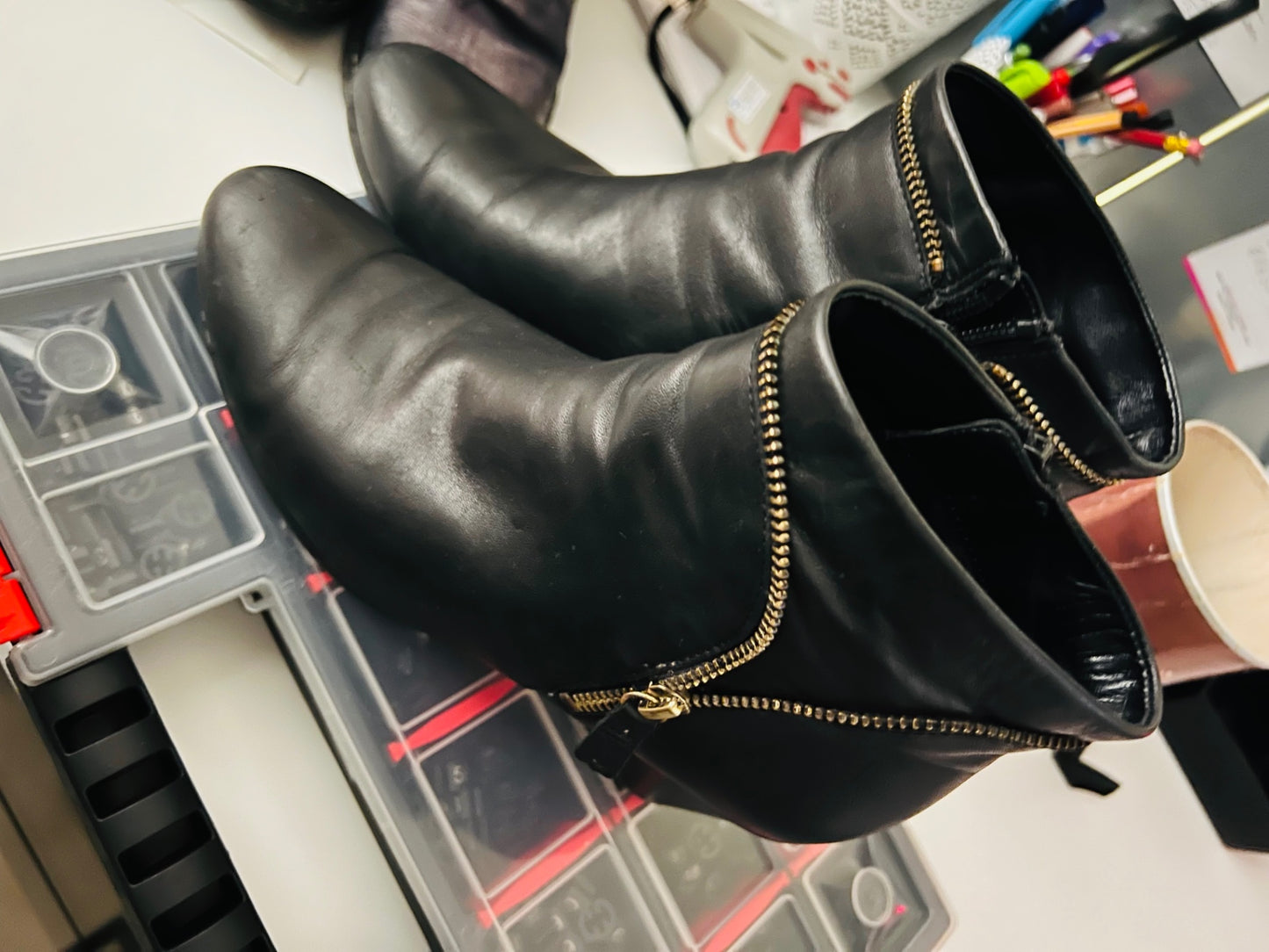 Gabor Stiefeletten Schwarz Gr.: 38