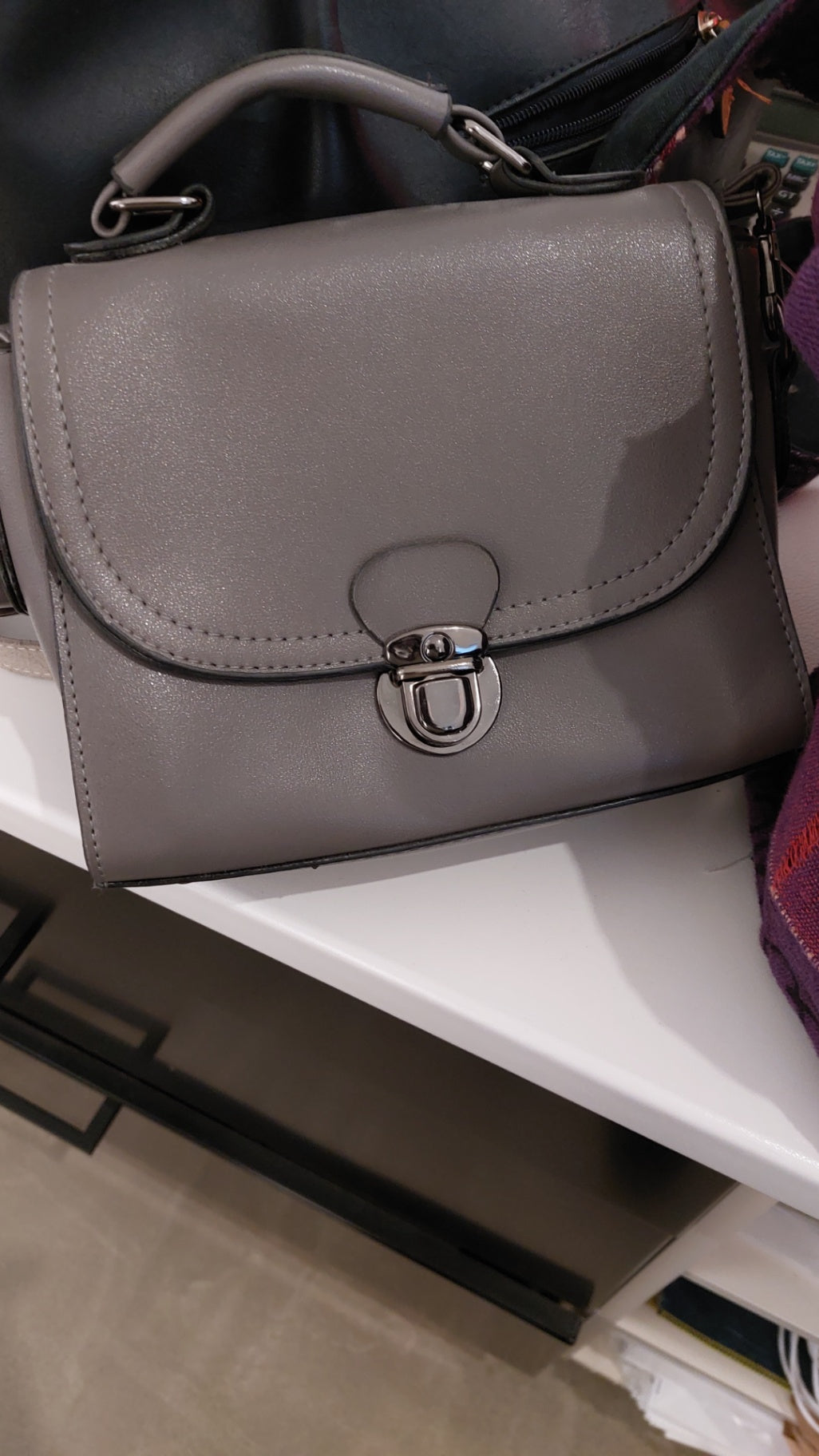 Handtasche Grau