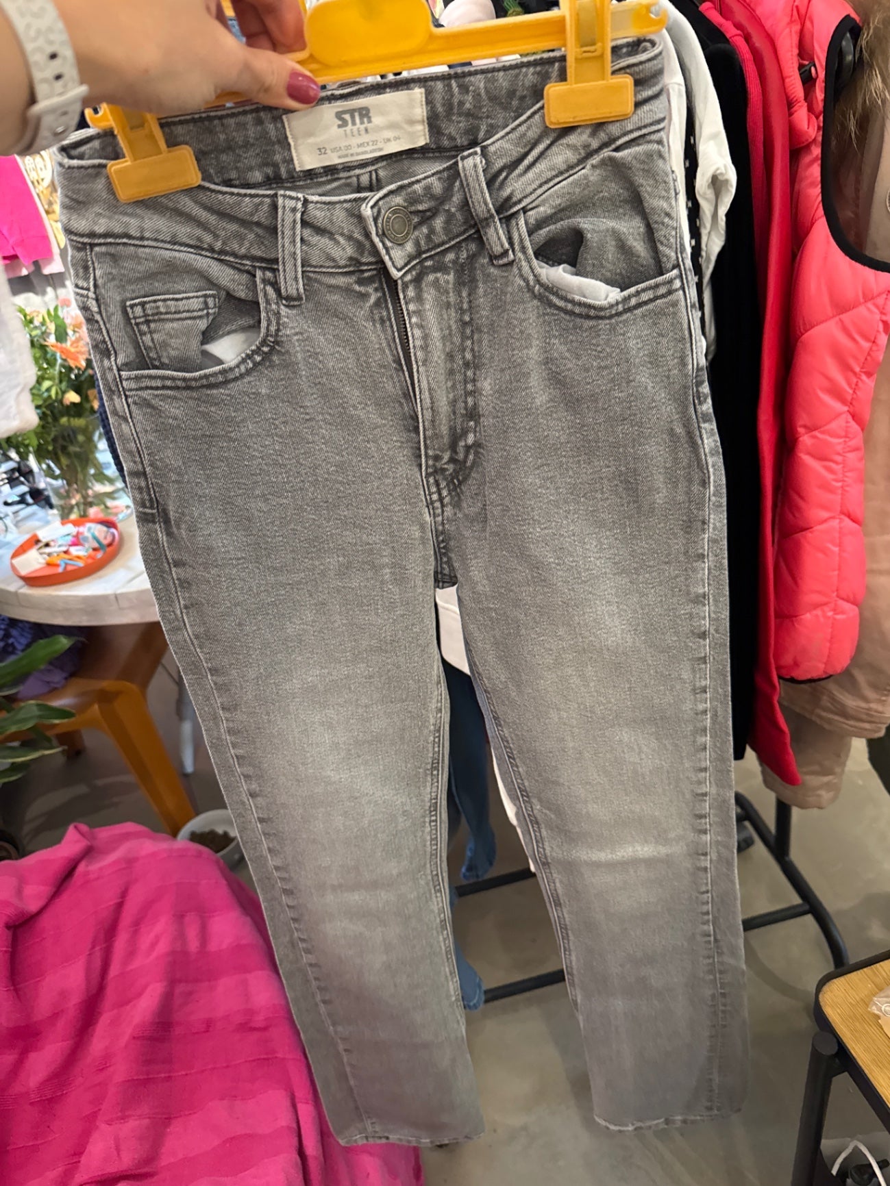 STR Jeans Grau Gr.: XXS