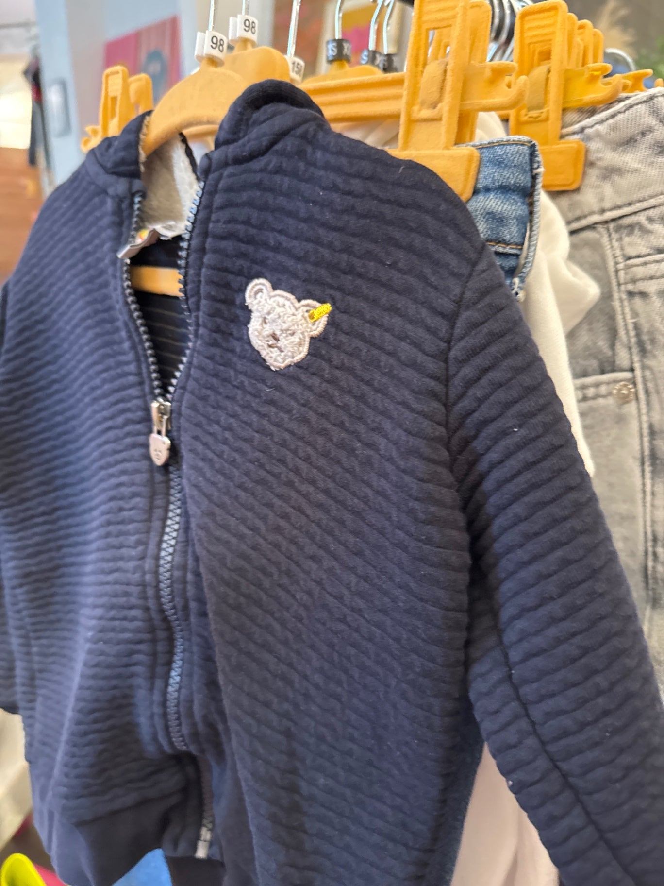 Steiff Jacke Dunkelblau Gr.: 98
