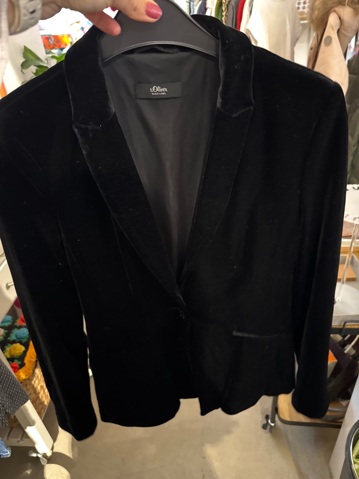 s.Oliver Blazer Schwarz Gr.: S