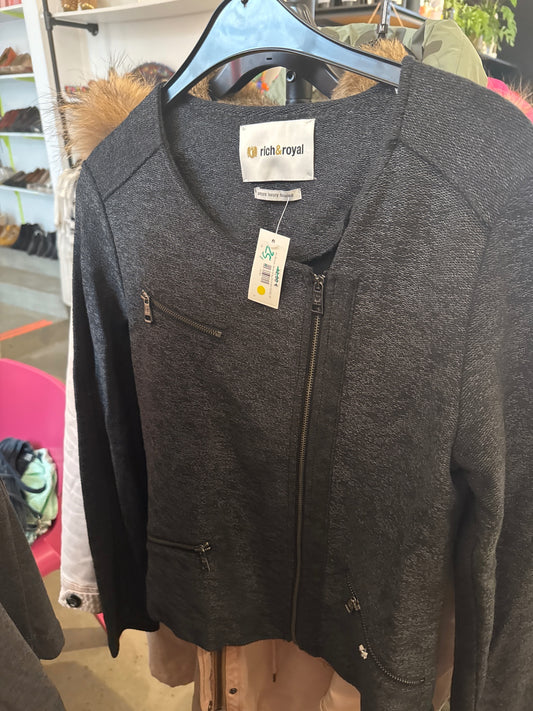 rich&royal Jacke Grau Gr.: 42