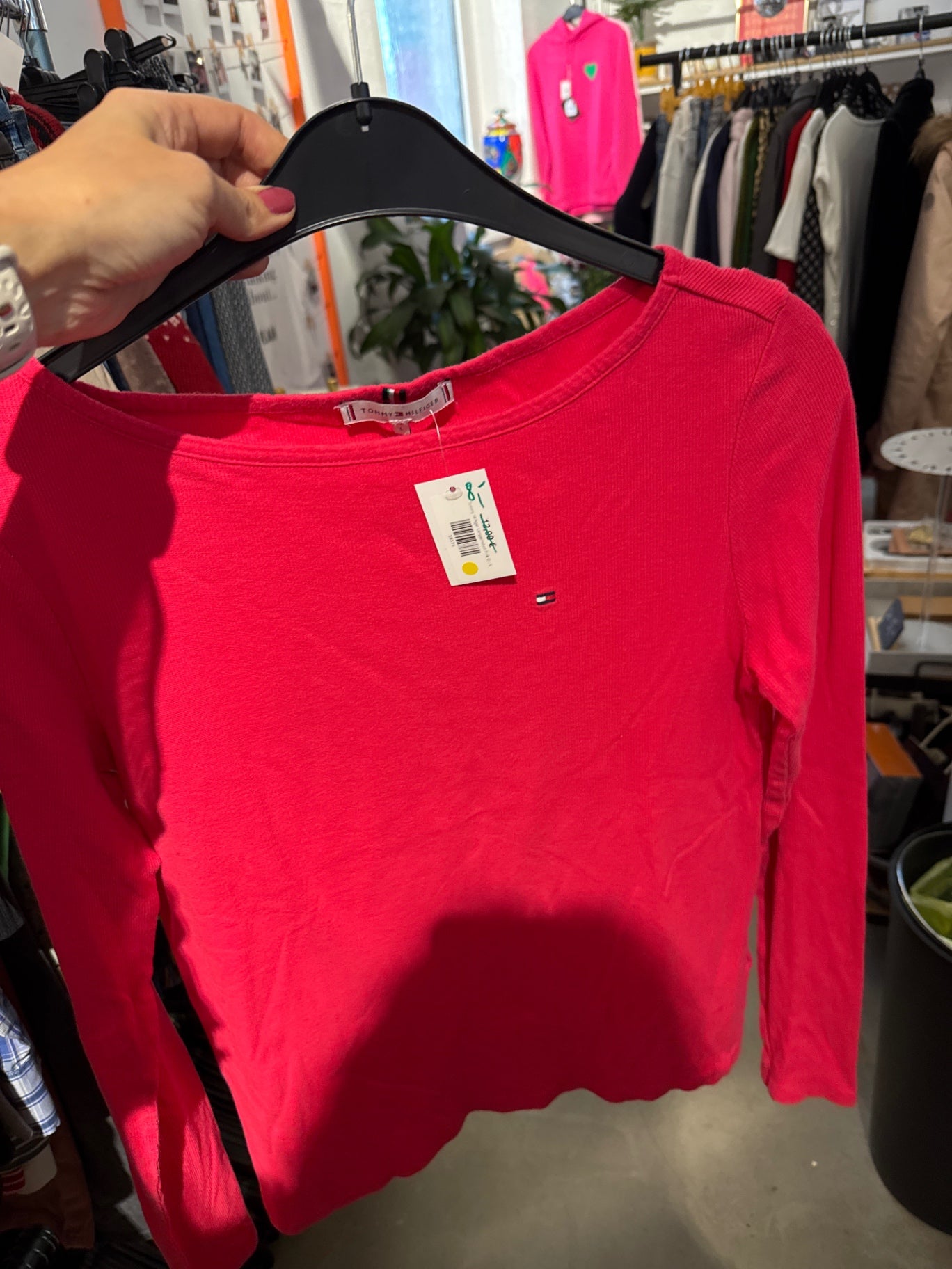 Tommy Hilfiger Shirt Rot Gr.: L