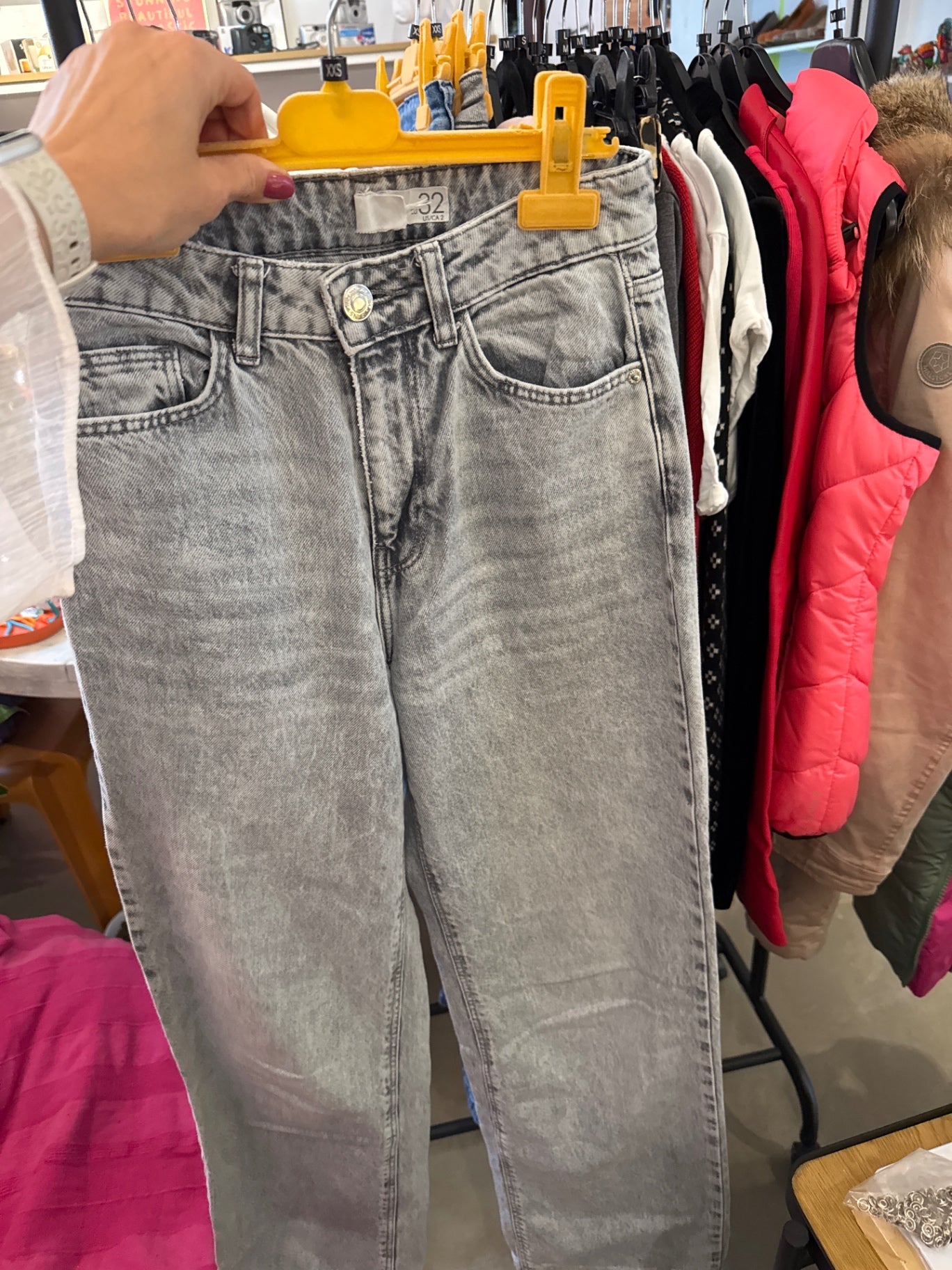 Amisu Jeans Grau Gr.: XXS