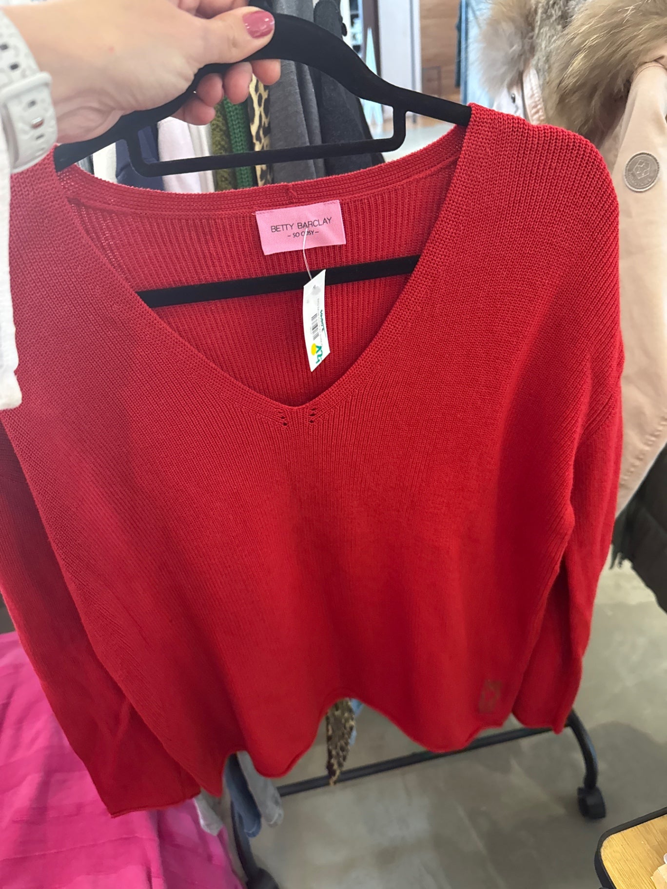 Betty Barclay Pullover Rot Gr.: M