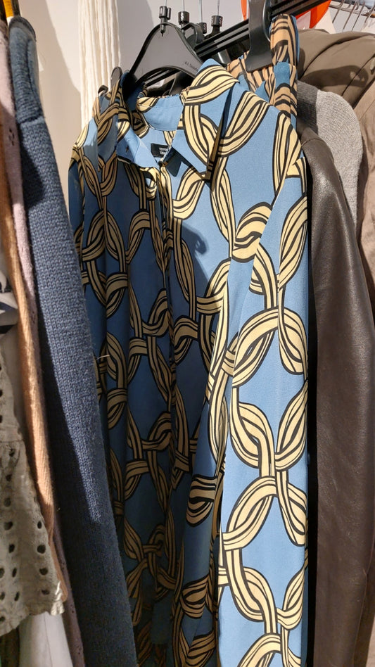 Steffen Schraut Bluse Blau Gr.: M