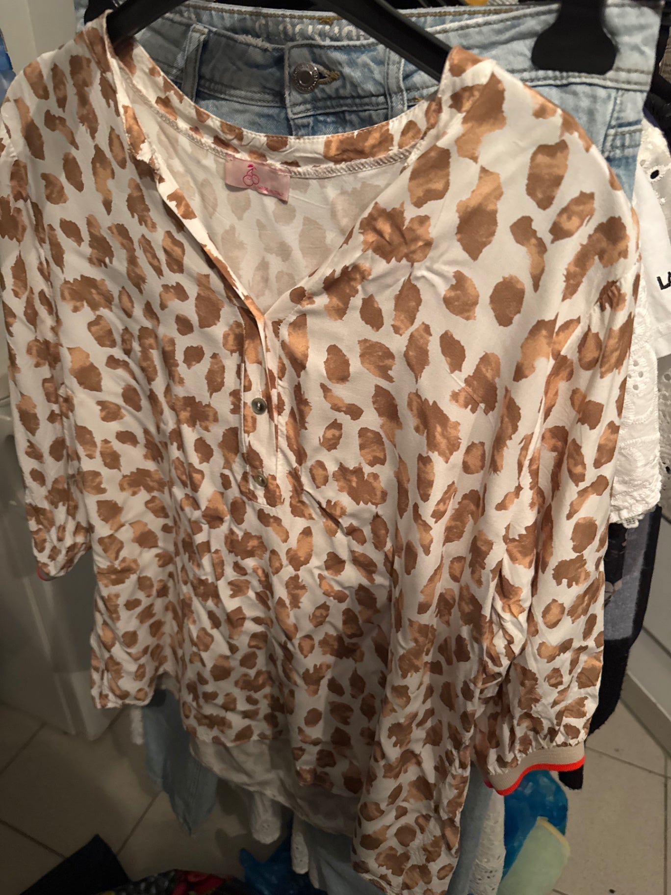 Made in Italy Bluse Leo Leo Gr.: M