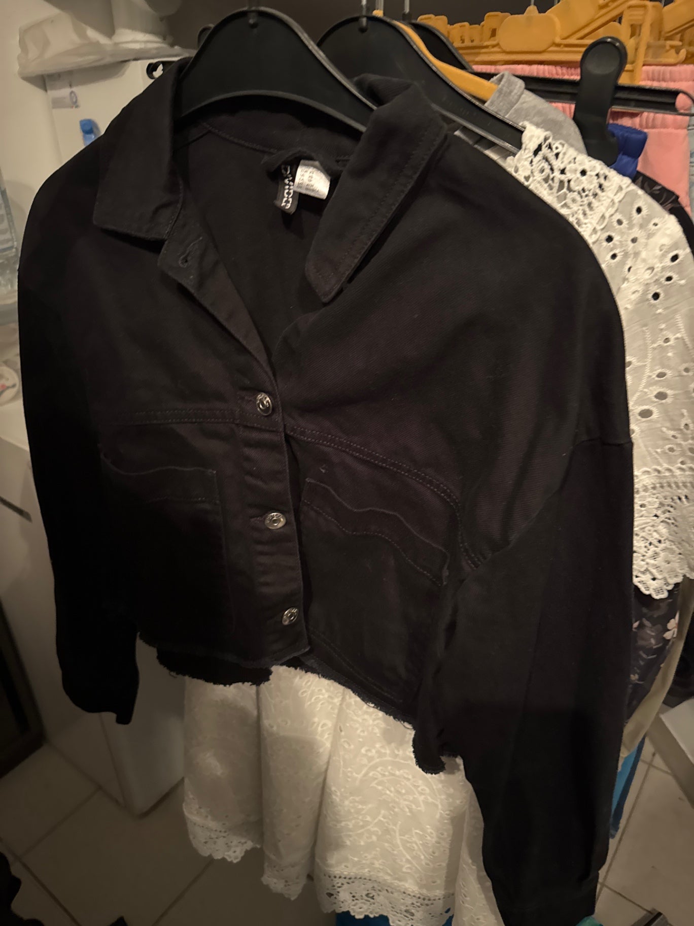 DIVIDED Jeansjacke Schwarz Gr.: XS