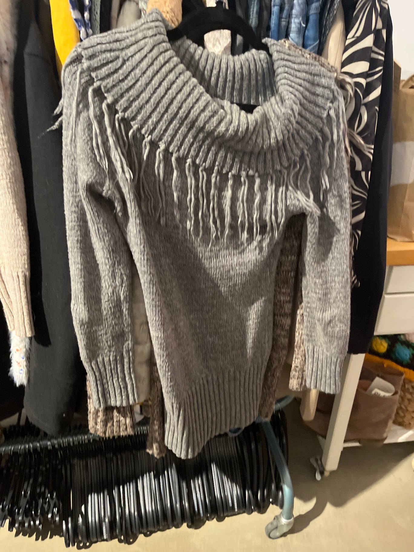 One Love Pullover Grau Gr.: M